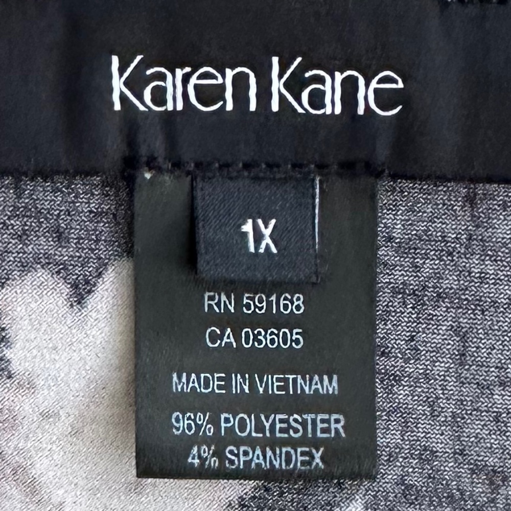 Karen Kane Print Stretch Tops/Blouses Lot of 2 Size 1X Office Fall Lightweight - Picture 4 of 16